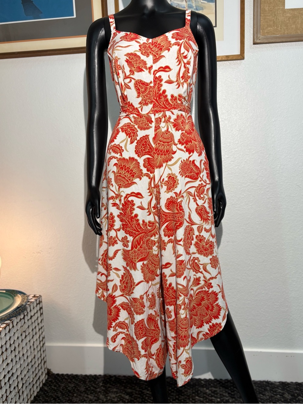 Ivy Street Vibrant Bohemian Floral Jumpsuit